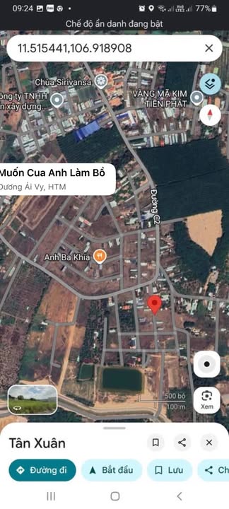 Đất nền phường Tân Xuân, Đồng Xoài 130m² giá chỉ 650 triệu - Cơ hội đầu tư tuyệt vời!