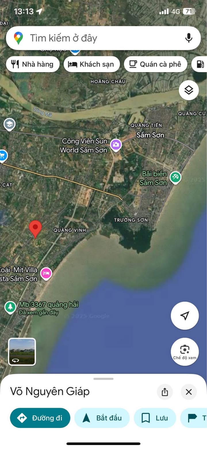 Đất nền dự án mặt đường Võ Nguyên Giáp, Sầm Sơn 125m² - Cơ hội đầu tư hiếm có!