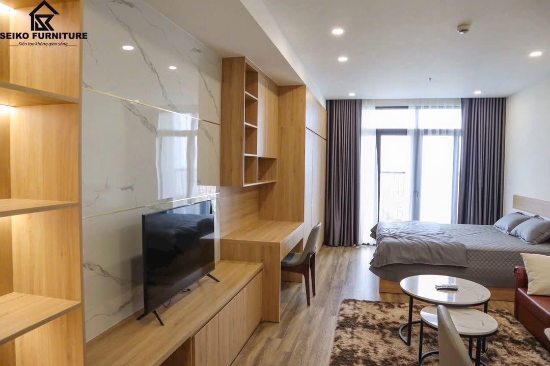 Căn hộ City Light Vĩnh Yên 1PN giá thỏa thuận - Full đồ, tầng cao thoáng mát!