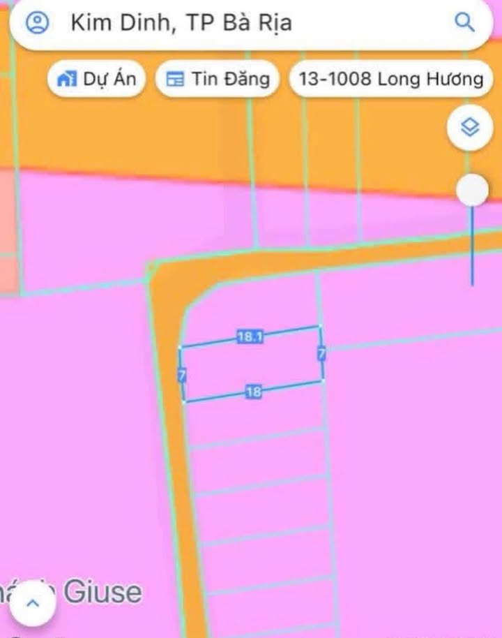 Đất nền Bà Rịa - Vũng Tàu 126m² giá 1.5 tỷ - Đường bê tông ôtô tránh nhau