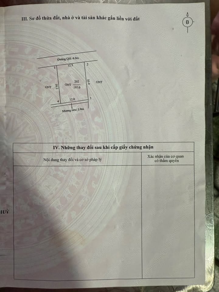 Đất thổ cư 197m² tại Bảo Yên, Thanh Thủy chỉ 3 tỷ - Cơ hội đầu tư tuyệt vời!