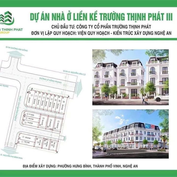 Lô đất dự án Trường Thịnh Phát Vinh 169m² giá 12 tỷ - Cơ hội đầu tư sinh lời!