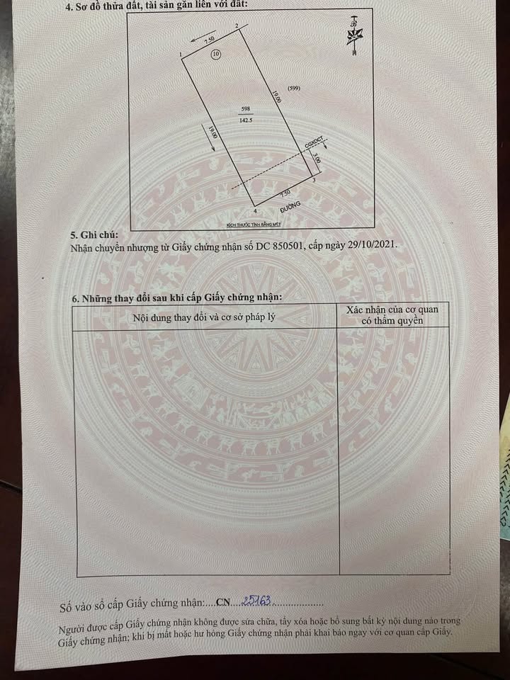 Đất đấu giá Hưng Đông, TP Vinh 142.5m² giá 4.9 tỷ - Đường rộng, vị trí đẹp!