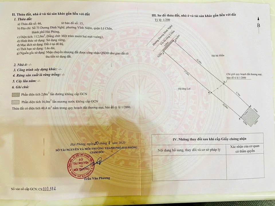 Đất mặt đường Phúc Tăng, Lê Chân 134m² giá 5.5 tỷ - Cơ hội đầu tư vàng!