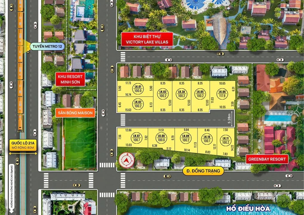 Đất nền Hòa Lạc 100m² chỉ 3 tỷ - Sổ đỏ chính chủ, giá tốt!