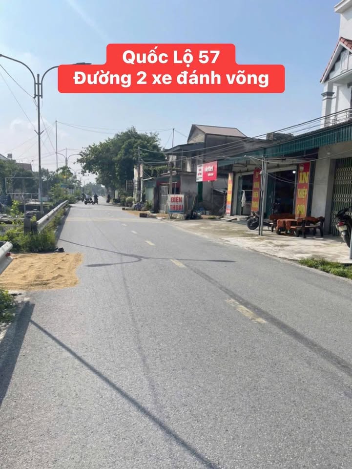 Đất nền mặt đường QL57 tại xã Trung Nghĩa, 120m² - Cơ hội đầu tư tuyệt vời!