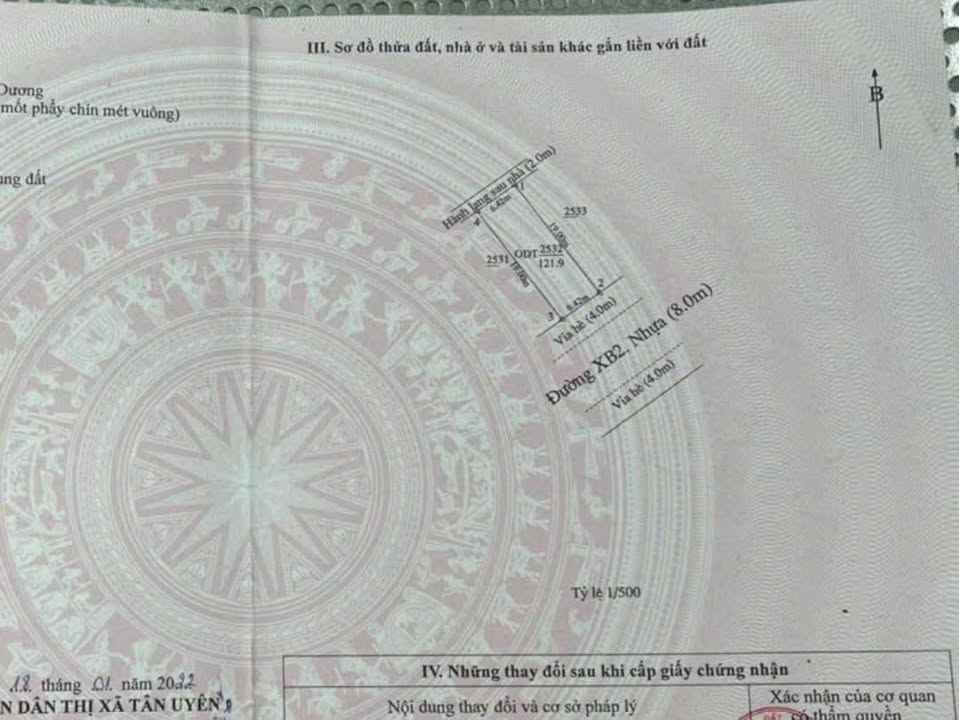 Nhà riêng Vĩnh Tân, Tân Uyên 122.18m² giá 3.5 tỷ - Kinh doanh thuận lợi!