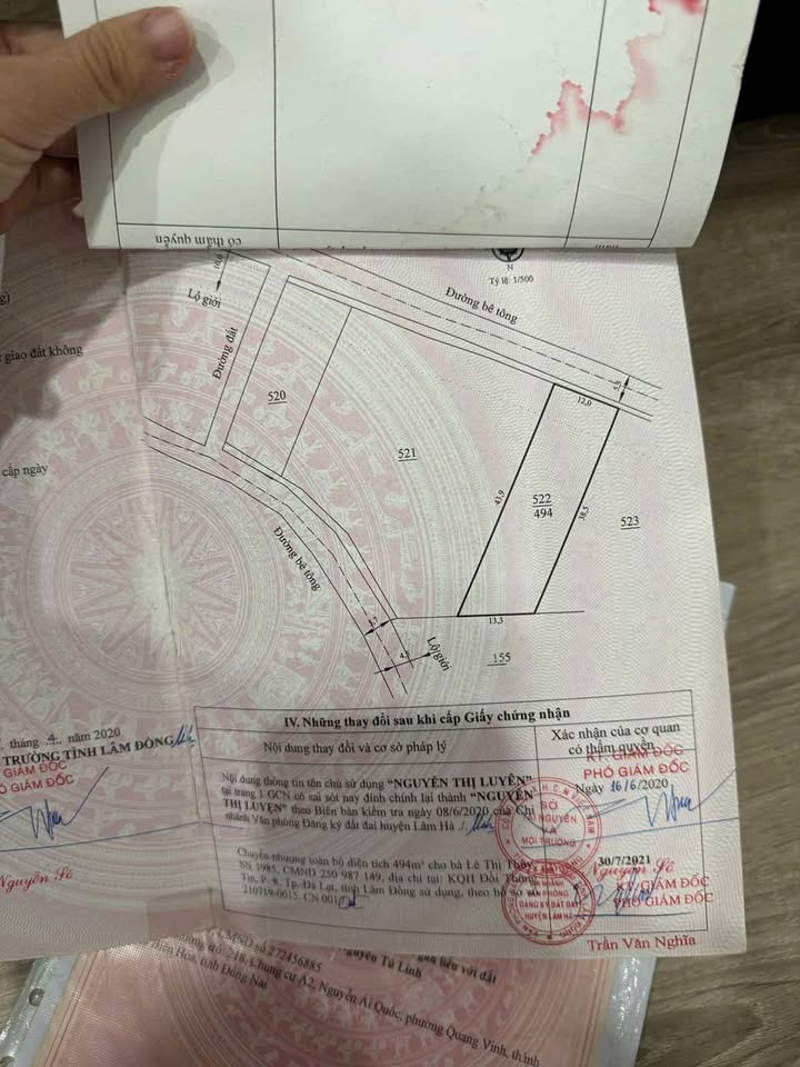 Đất thổ cư Nam Ban, Lâm Hà 494m² giá 1.5 tỷ - Sổ hồng chính chủ, đầu tư sinh lời!