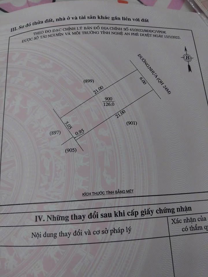 Đất mặt đường kinh doanh Đại Thành Nghi Kim 126m² giá 3.7 tỷ - Vị trí đắc địa cho đầu tư