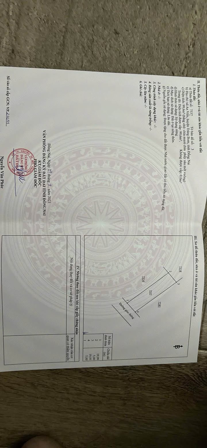 Đất thổ cư An Viễn Trảng Bom 100m² giá 1.09 tỷ - Sổ đỏ chính chủ!