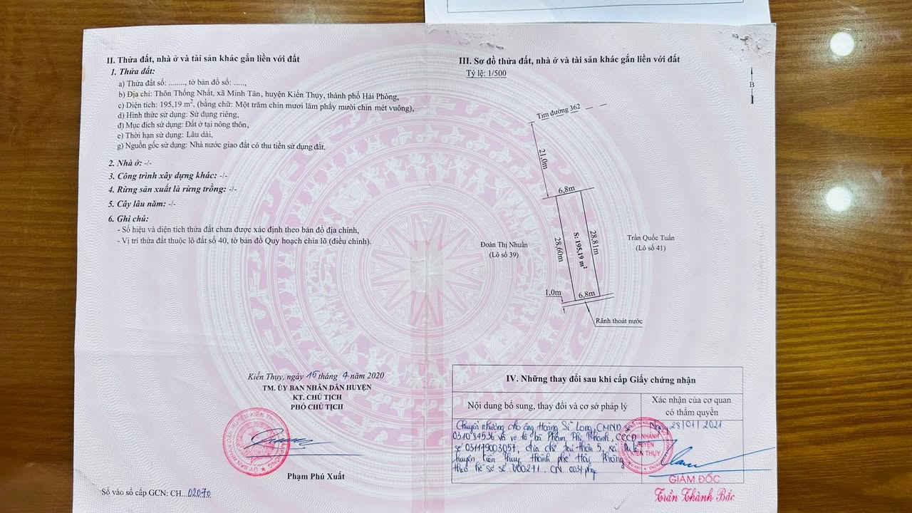 Đất nền Cẩm La, Kiến Thụy 195m² giá 6.24 tỷ - Vị trí trung tâm thuận tiện!