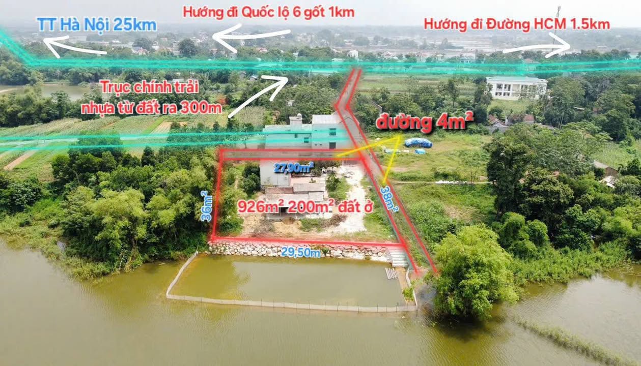 Đất nền 926,8m² Tân Tiến, Chương Mỹ giá thỏa thuận - Tiềm năng đầu tư cao!