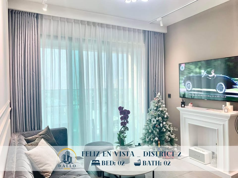 Căn hộ Feliz En Vista Thủ Đức 88m² giá 23 triệu - Đầy đủ tiện nghi sẵn sàng vào ở!