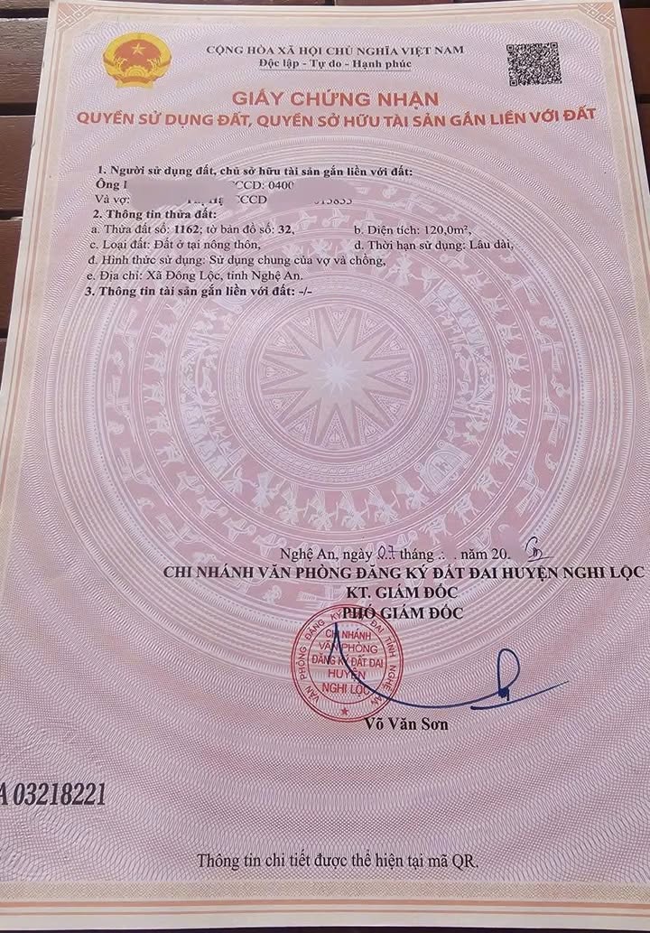 Đất lô góc Nghi Trường 120m² giá 1.3 tỷ - Tiềm năng đầu tư tuyệt vời!