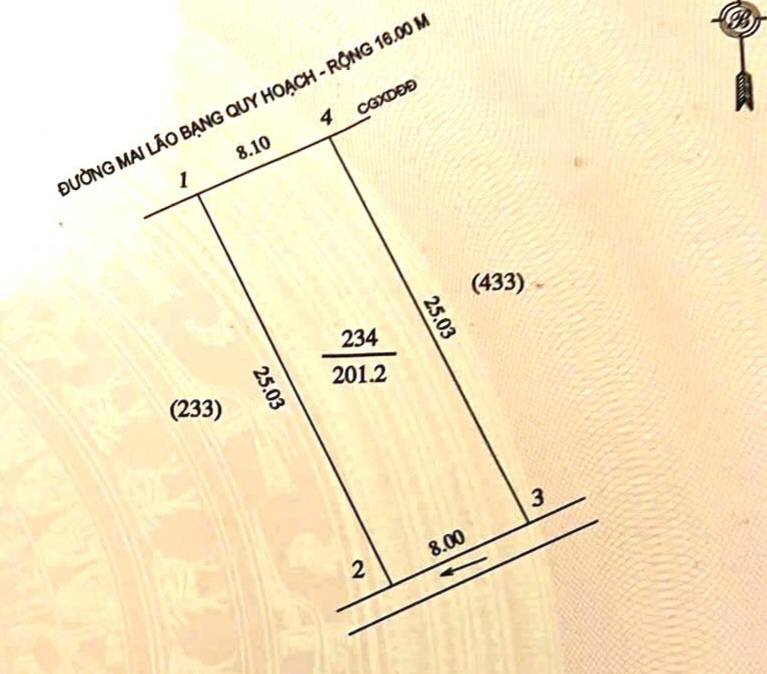 Nhà phố kinh doanh mặt đường Mai Lão Bảng 201m² giá 8 tỷ - Vị trí đắc địa, kinh doanh thuận lợi!