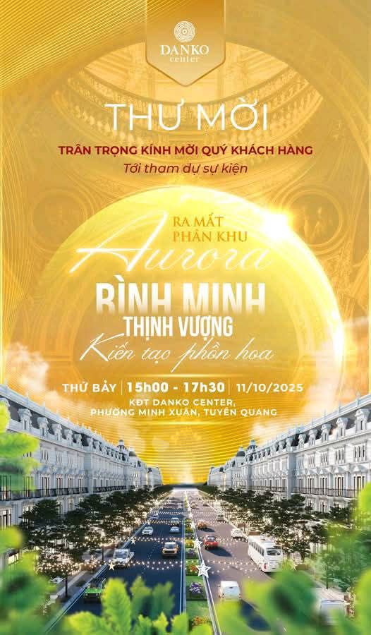 Dự án Danko Center Tuyên Quang 430000m² - Đầu tư sinh lời bền vững!