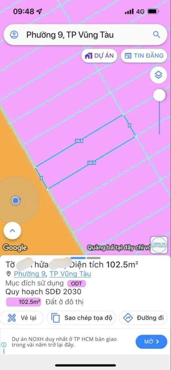 Đất thổ cư mặt tiền khu Đại An, Vũng Tàu 103m² giá 10.3 tỷ - Đầu tư sinh lời ngay!