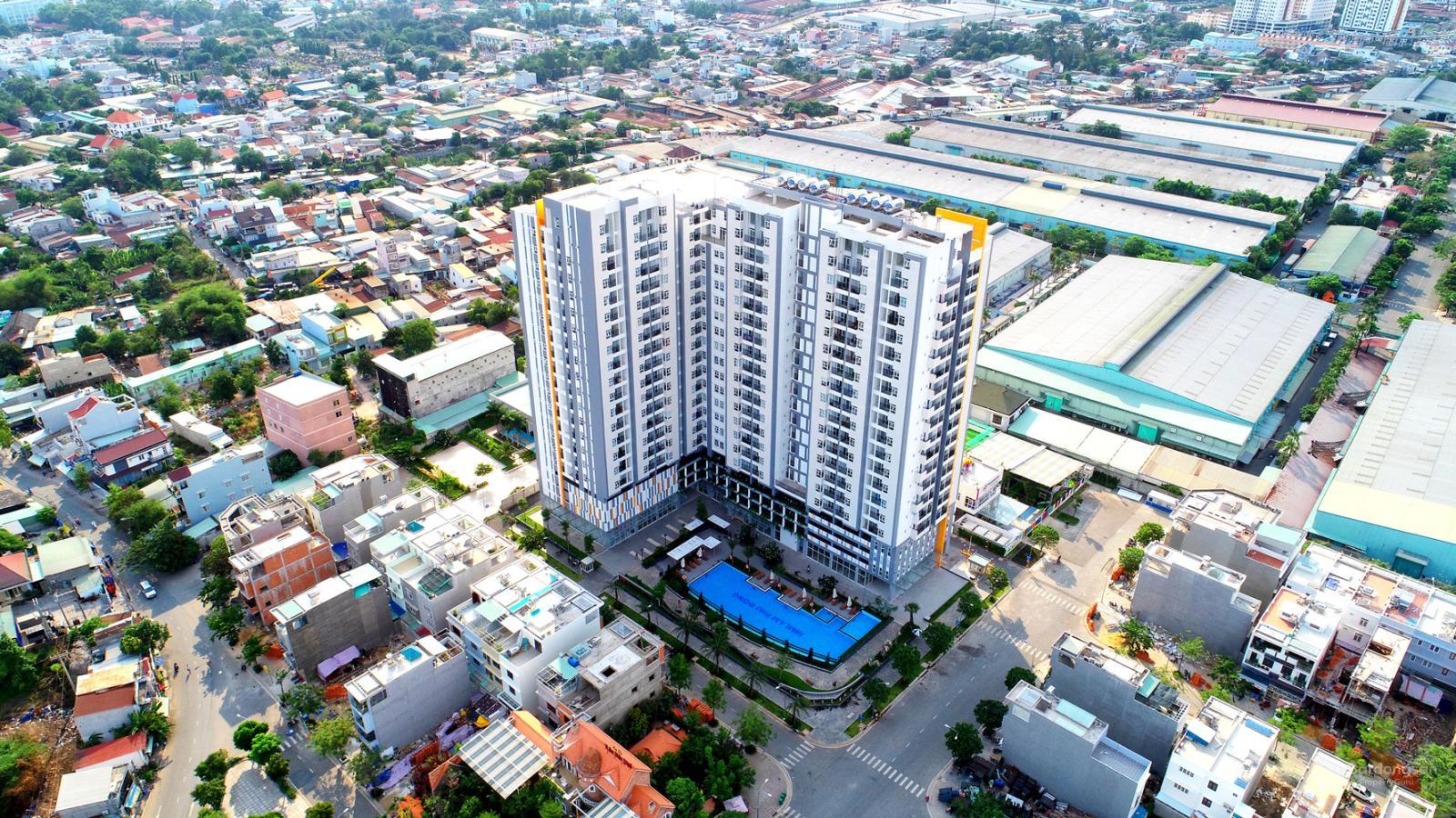 Cho thuê căn hộ Him Lam Phú Đông 40m² giá 5 triệu - Không nội thất, thiết kế theo ý thích!