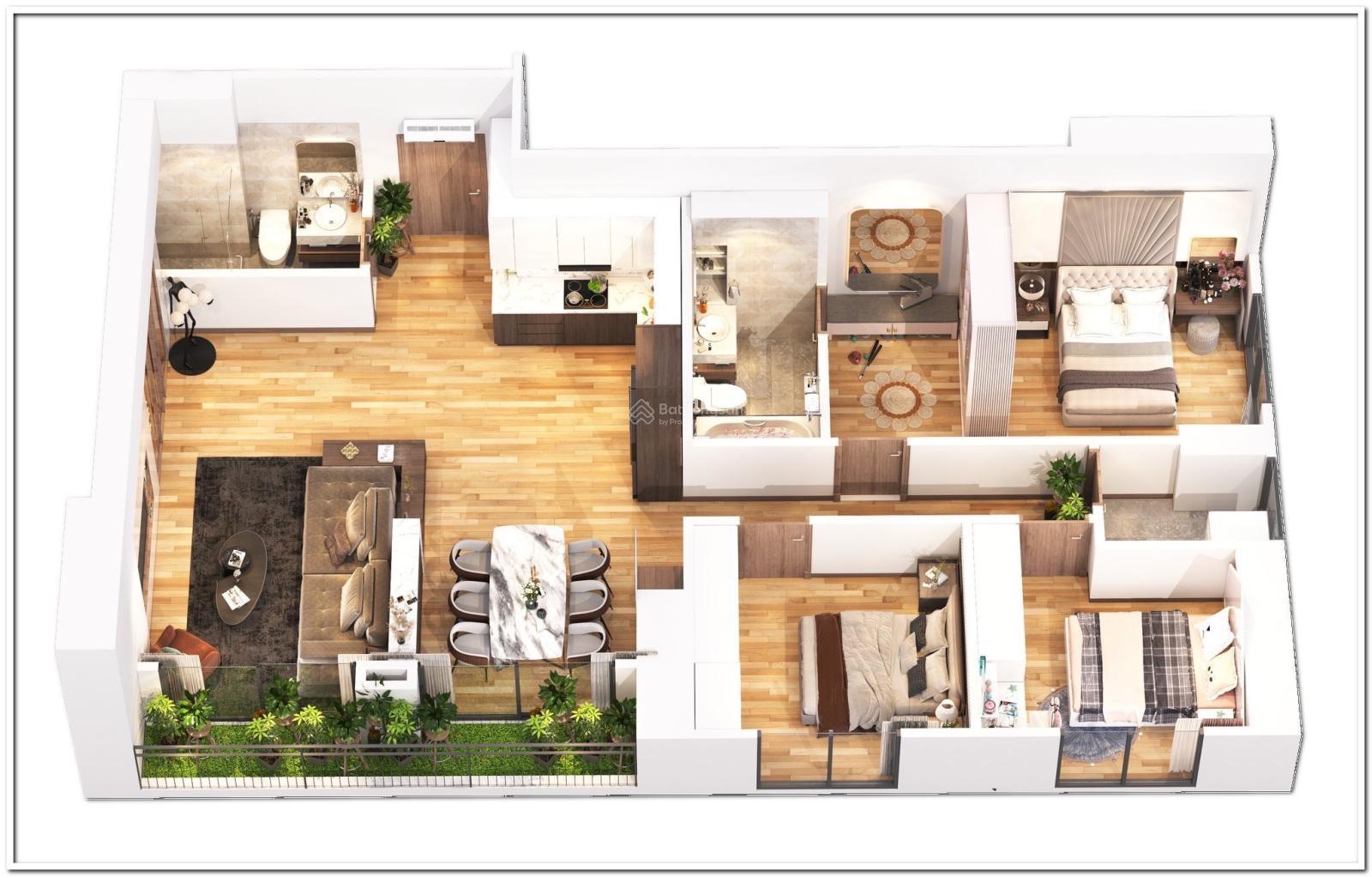 Căn hộ Grand Sunlake Hà Đông 114m² giá 7.3 tỷ - Thiết kế đẹp, bao sang tên!