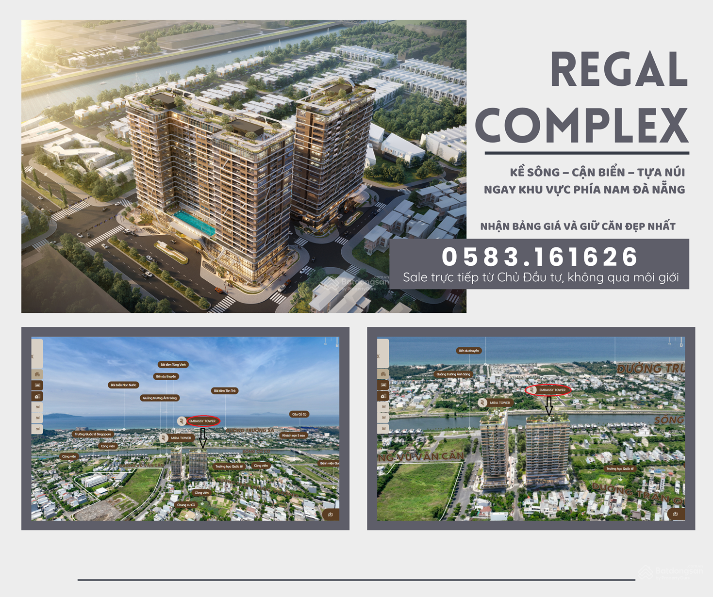 Căn hộ Embassy Tower Đà Nẵng 55m² giá 3.75 tỷ - Miễn phí lãi vay 24 tháng!