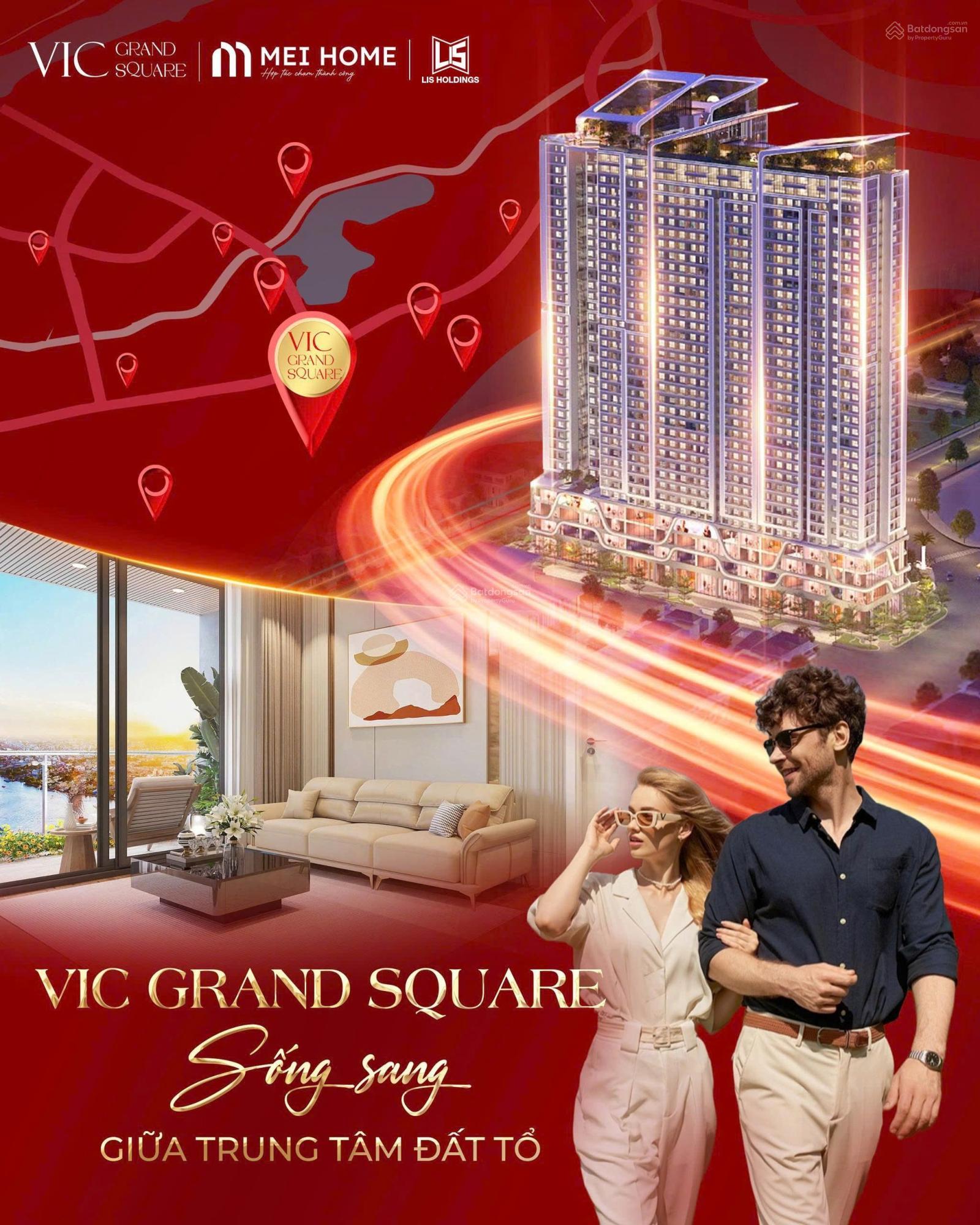 Căn hộ Vic Grand Square Việt Trì 70m² giá 2.7 tỷ - Chiết khấu lên đến 9%!