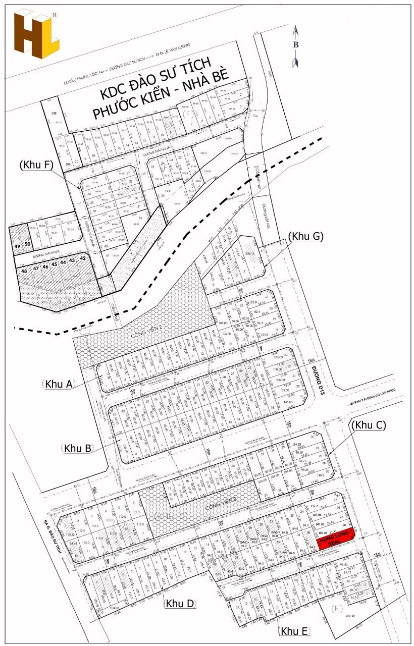 Lô Góc Trục Chính 16m KDC Đào Sư Tích Nhà Bè 106m² - Giá 9,5 tỷ - Sổ Hồng Xây Dựng Ngay!