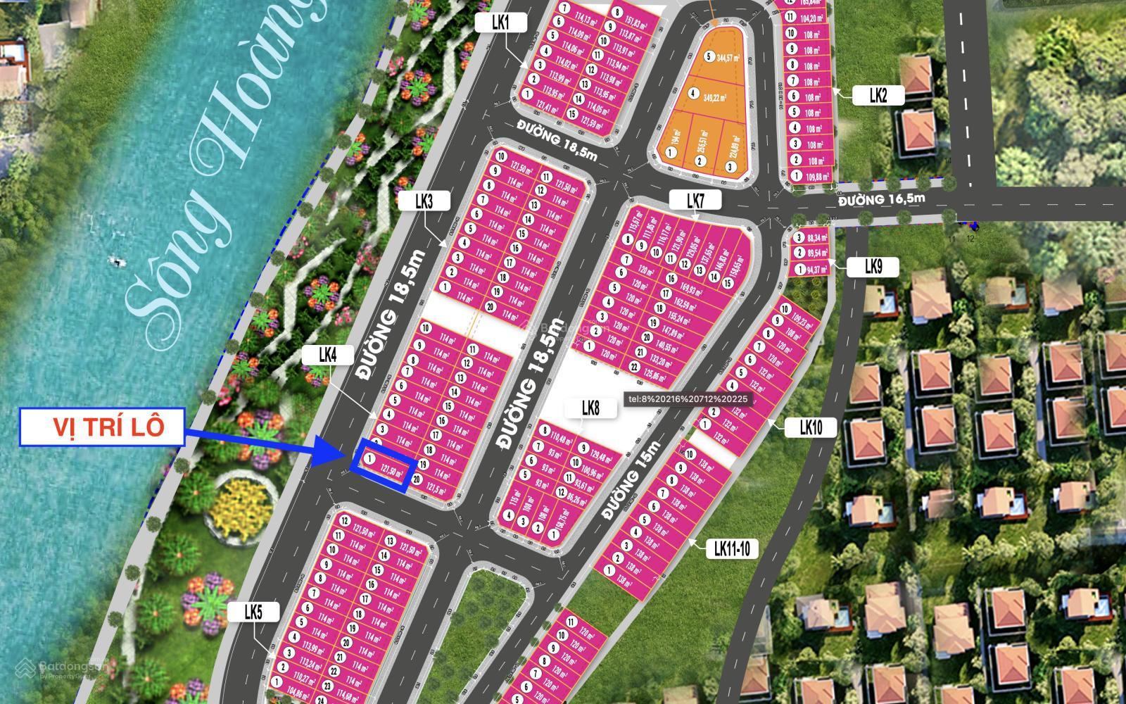 Đất nền Chi Nê Riverside 121.5m² giá 2 tỷ - Đầu tư sinh lời tại Hòa Bình!