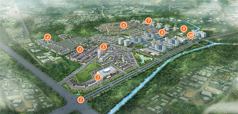 Nhà phố Ecolakes Mỹ Phước 140m² giá 3.35 tỷ - An ninh 24/7, sinh lời nhanh!