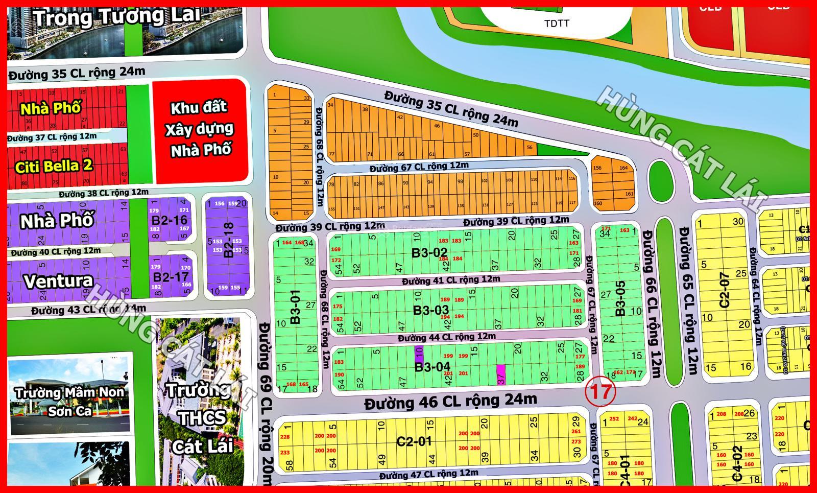 Đất nền KDC Ninh Giang 118.6m² giá chỉ 7.59 tỷ - Mặt tiền công viên xanh