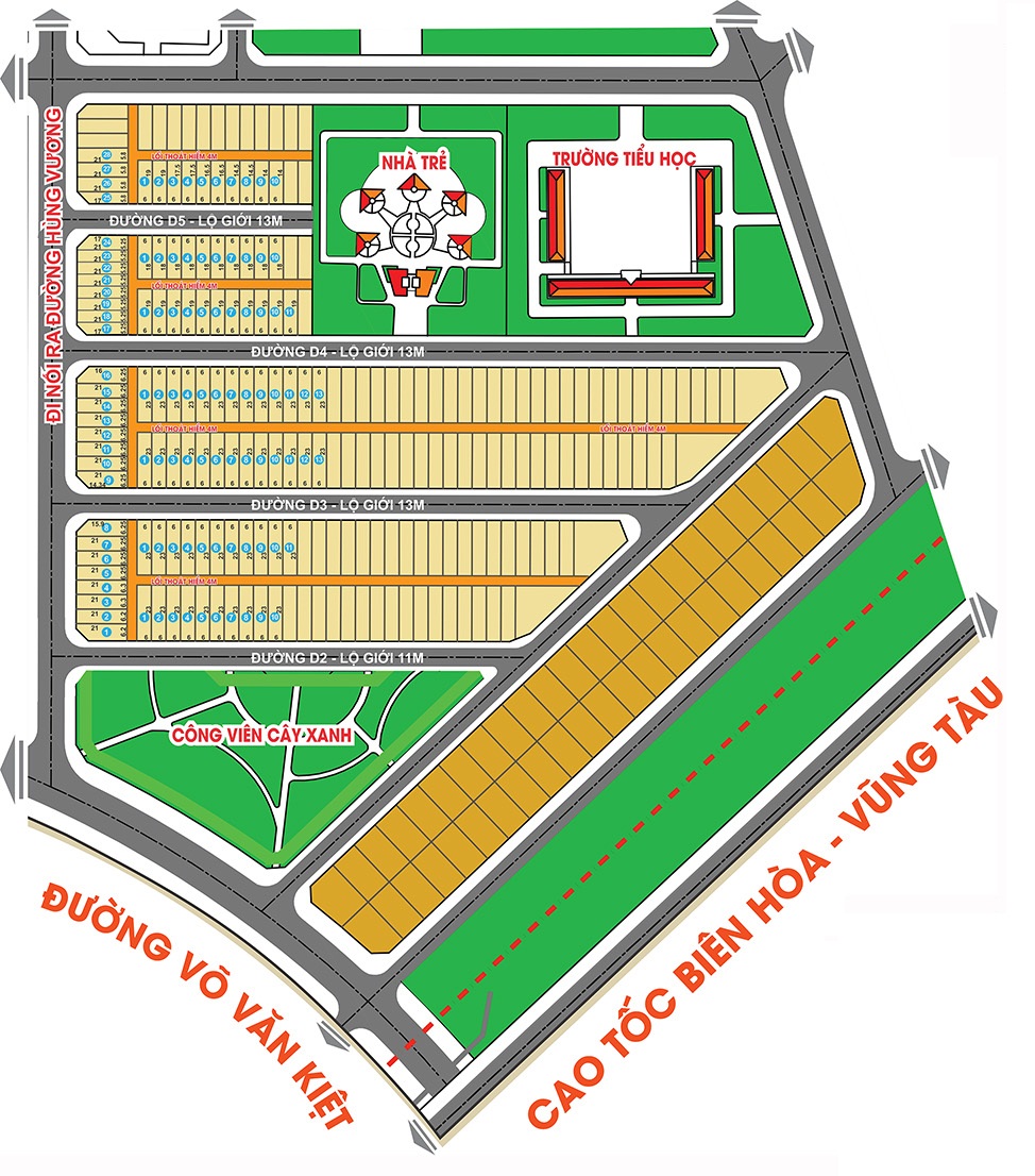 Đất nền Thanh Sơn Residence, Bà Rịa Vũng Tàu, 138m² giá 22 triệu/m² - Cơ hội đầu tư tuyệt vời!