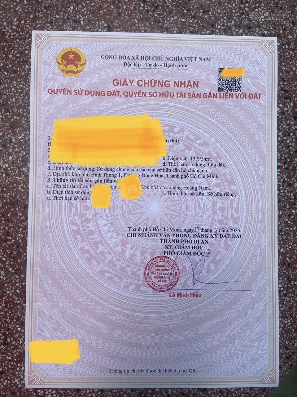 Chung cư Honas Residence Dĩ An 65m² giá chỉ 2.03 tỷ - Sẵn sàng đón chủ mới!