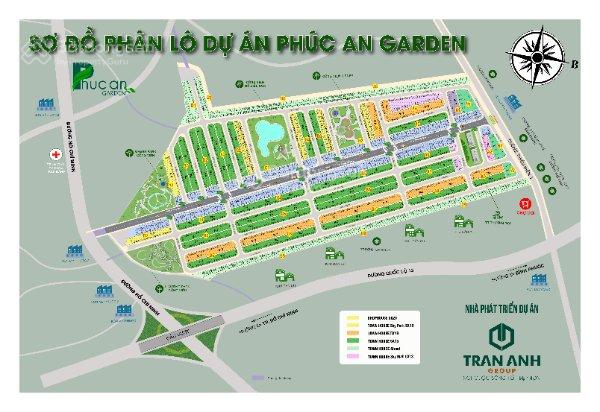 Đất nền Phúc An Garden 75m² giá chỉ 650 triệu - Cơ hội đầu tư hấp dẫn!