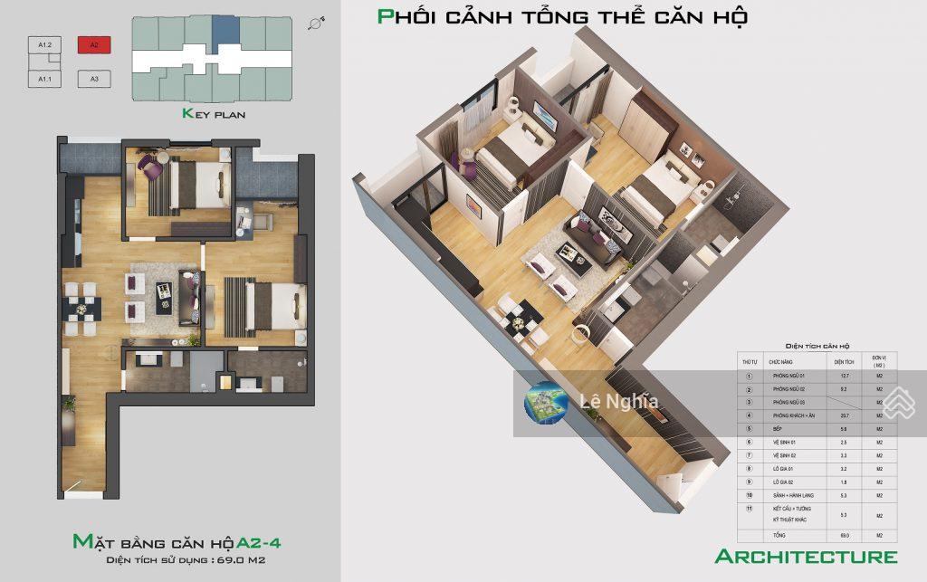 Căn hộ chung cư THT New City 70m² giá 2,8 tỷ - Full nội thất hiện đại!
