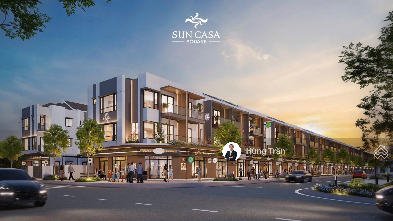 Bán shophouse Sun Casa Square Tân Uyên 100m² chỉ từ 3,6 tỷ - Đầu tư sinh lời vượt trội!