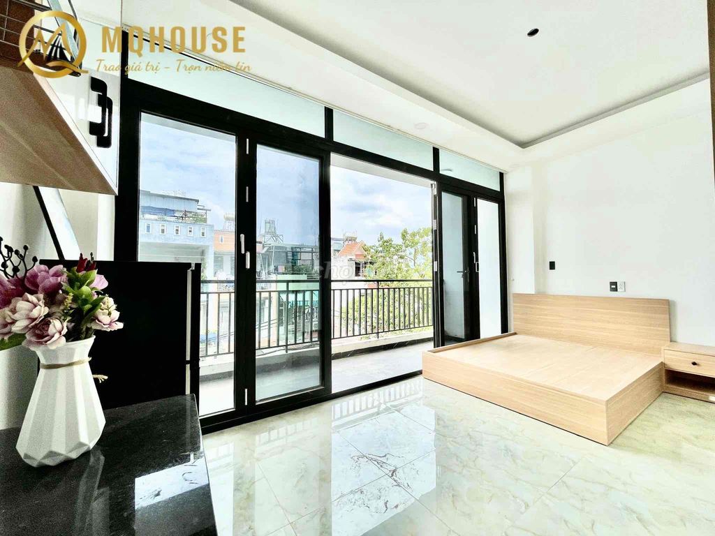 Căn hộ Studio ban công mới 100% tại Tân Quý chỉ 4.5 triệu - Tiện nghi đầy đủ!