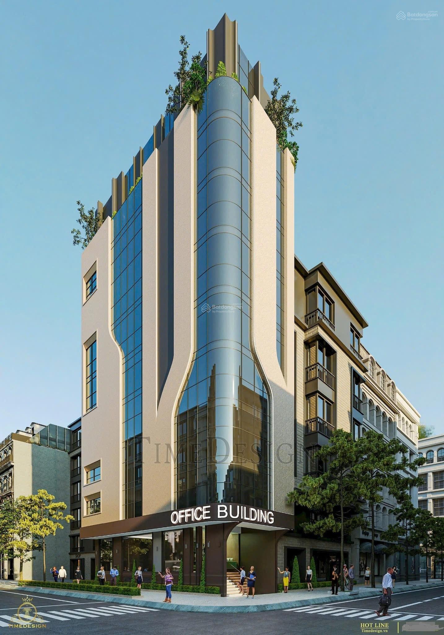 Cho thuê tòa nhà văn phòng tại Hoàng Quốc Việt - 800m² giá 260 triệu - Lô góc đẹp, full nội thất!