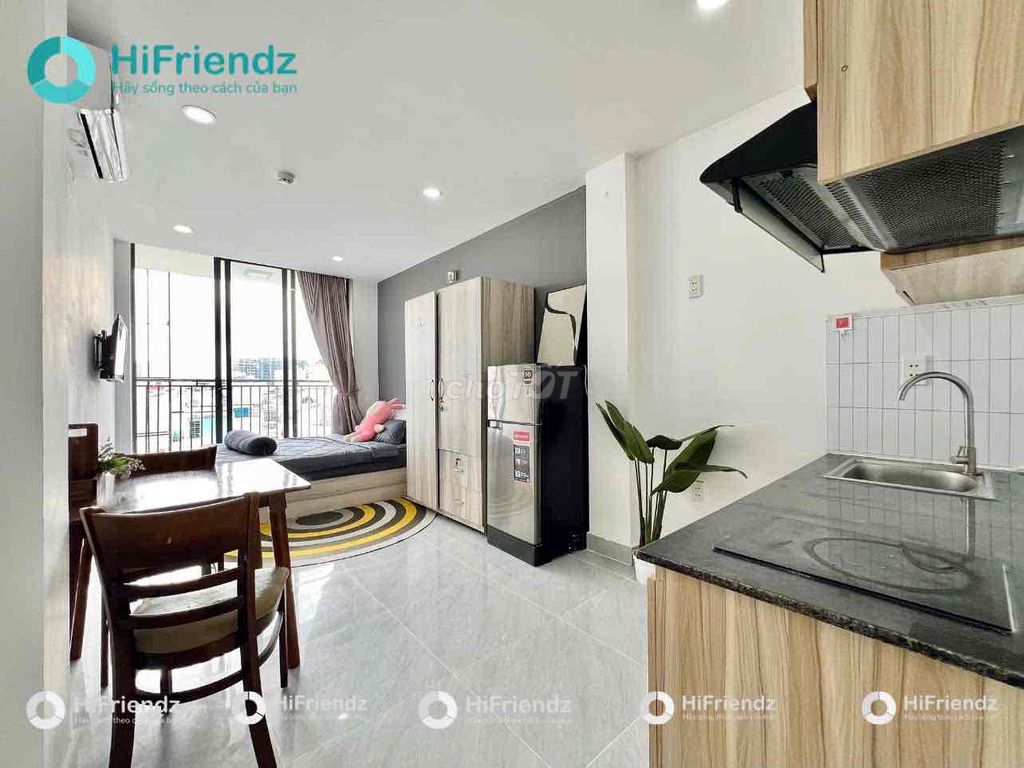 Căn hộ 1PN, Studio 40m² giá 7 triệu - Cửa sổ trời ngay UEF, Hồng Bàng!