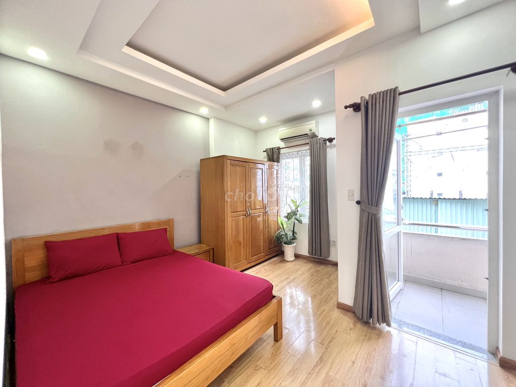 Căn hộ full nội thất - Ban công – Nguyễn Trãi Q1 - Tiện nghi đầy đủ, giá chỉ 7.5 triệu!