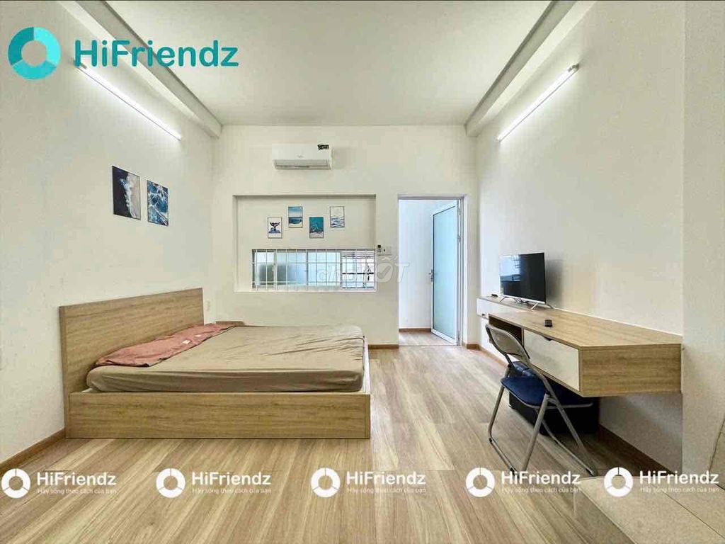 Căn hộ dịch vụ Võ Văn Tần Quận 3 35m² giá 8.9 triệu - Sẵn phòng tách bếp đẹp!