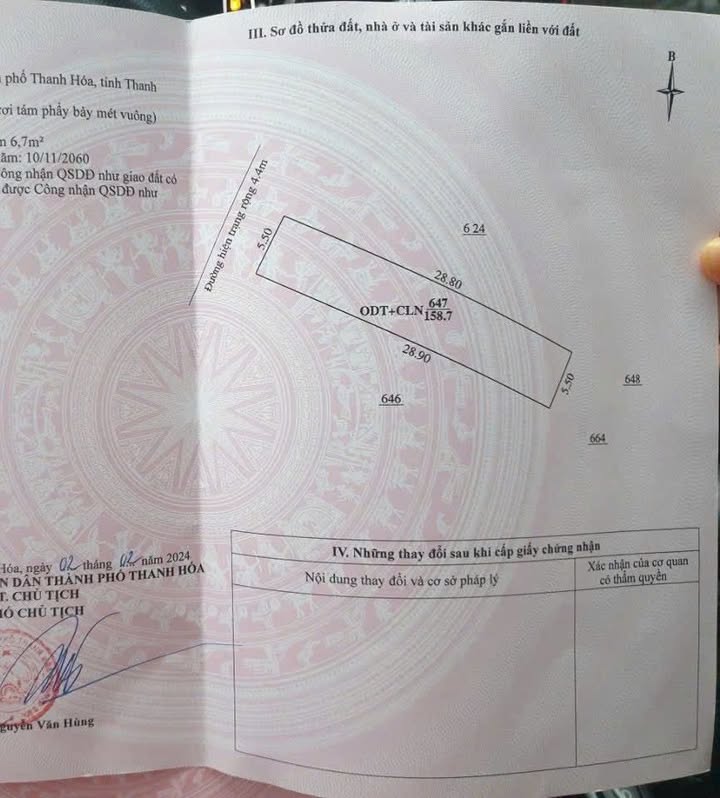 Đất nền Phố Tân Trọng, Quận Quảng Thành 159m² giá 3 tỷ - Đường ô tô tránh, vị trí đắc địa!