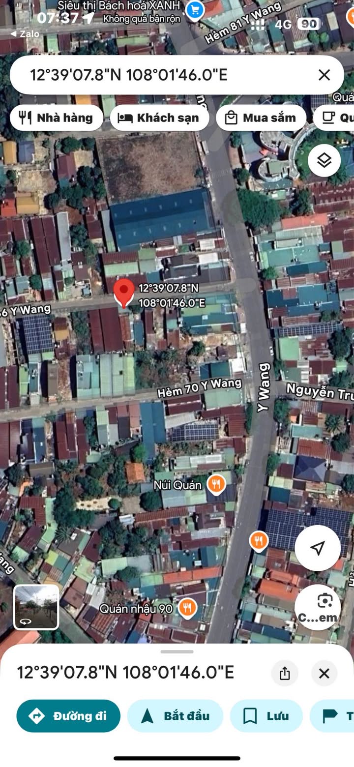 Đất nền liền kề hẻm 66 Y Wang, Cư Kuin, 80m² chỉ 1.85 tỷ - Đầu tư sinh lời ngay!