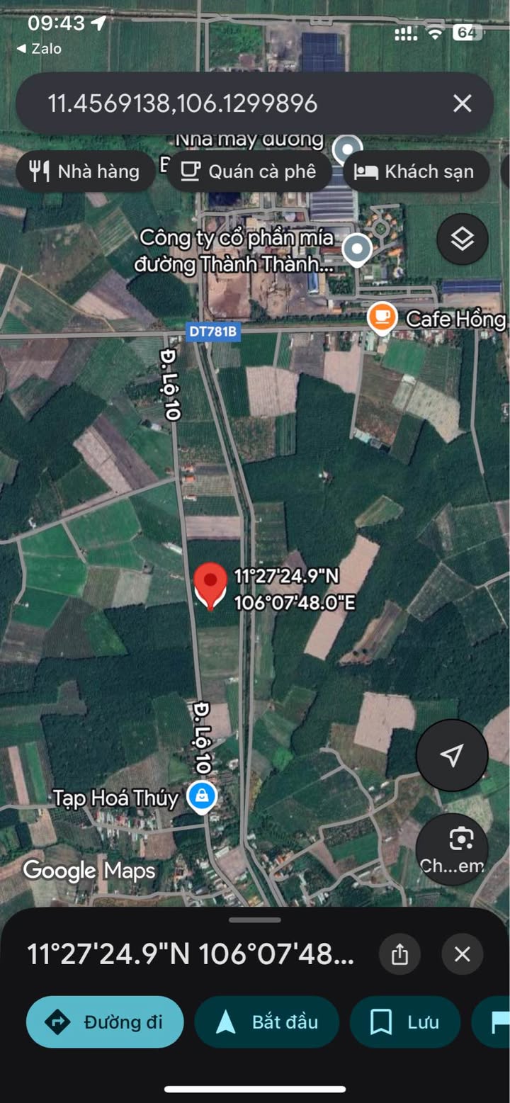 Đất nền Tân Hưng, Tân Châu 5.300m² giá 1.855 tỷ - Vị trí đẹp, sổ đỏ chính chủ!