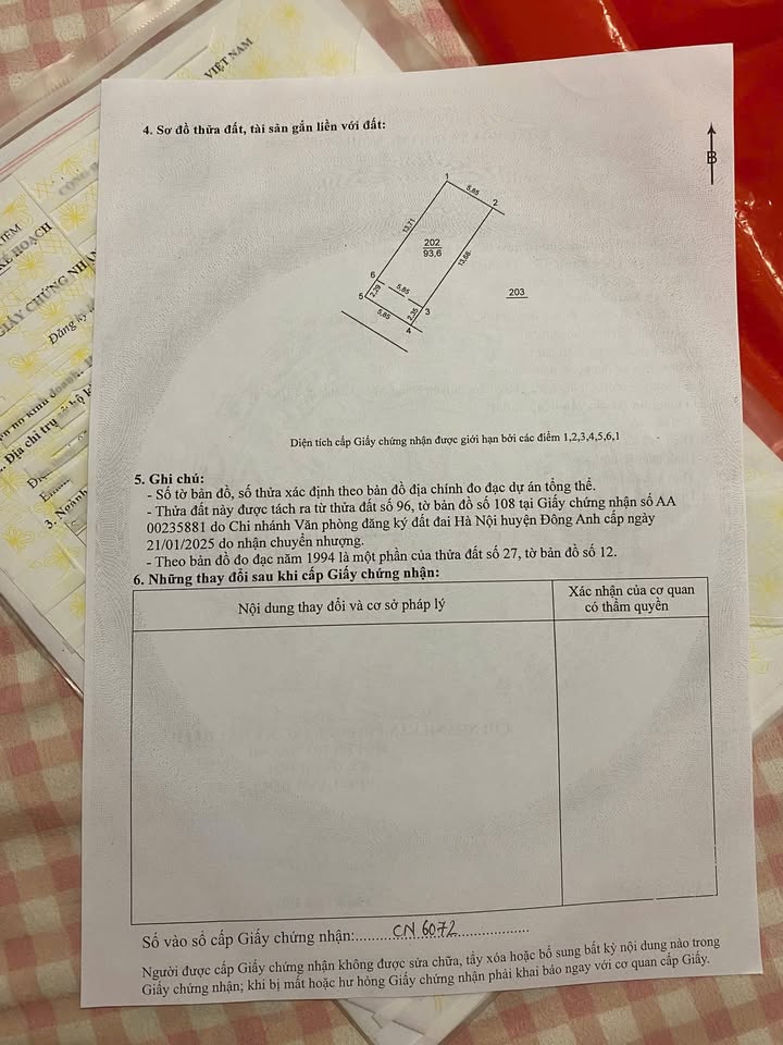 Đất nền Thụy Lâm, Đông Anh 93.6m² giá chỉ 6 tỷ - Cơ hội đầu tư hấp dẫn!