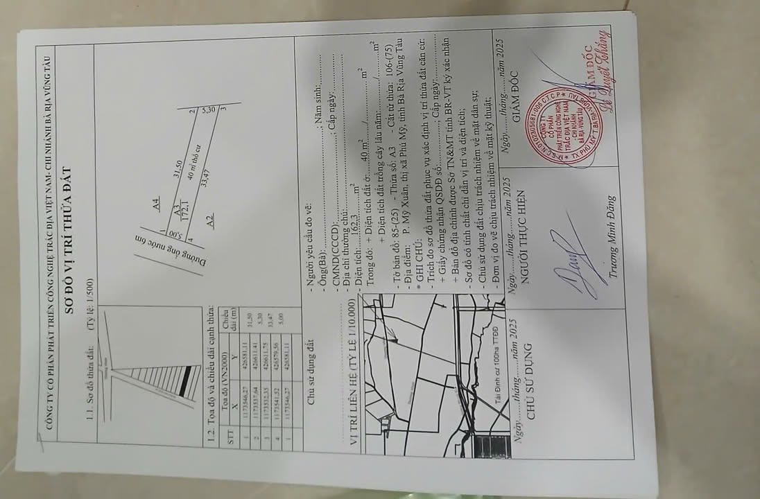 Đất nền Phú Mỹ 165m² giá 600 triệu - Sổ đỏ chính chủ