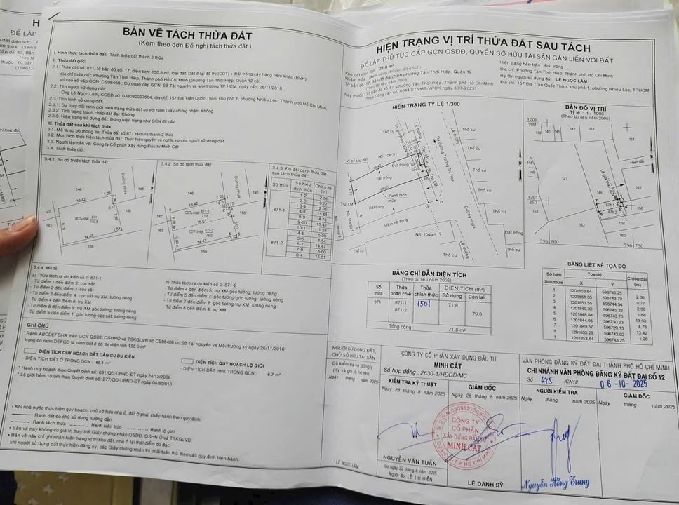 Đất nền Tân Thới Hiệp 80m² giá 9.5 tỷ - Đầu tư sinh lời ngay!