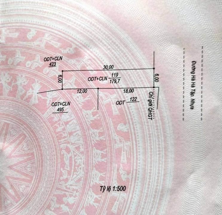 Đất mặt tiền đường Hà Huy Tập, Đồng Hới 180m² giá 2 tỷ - Sổ hồng chính chủ!