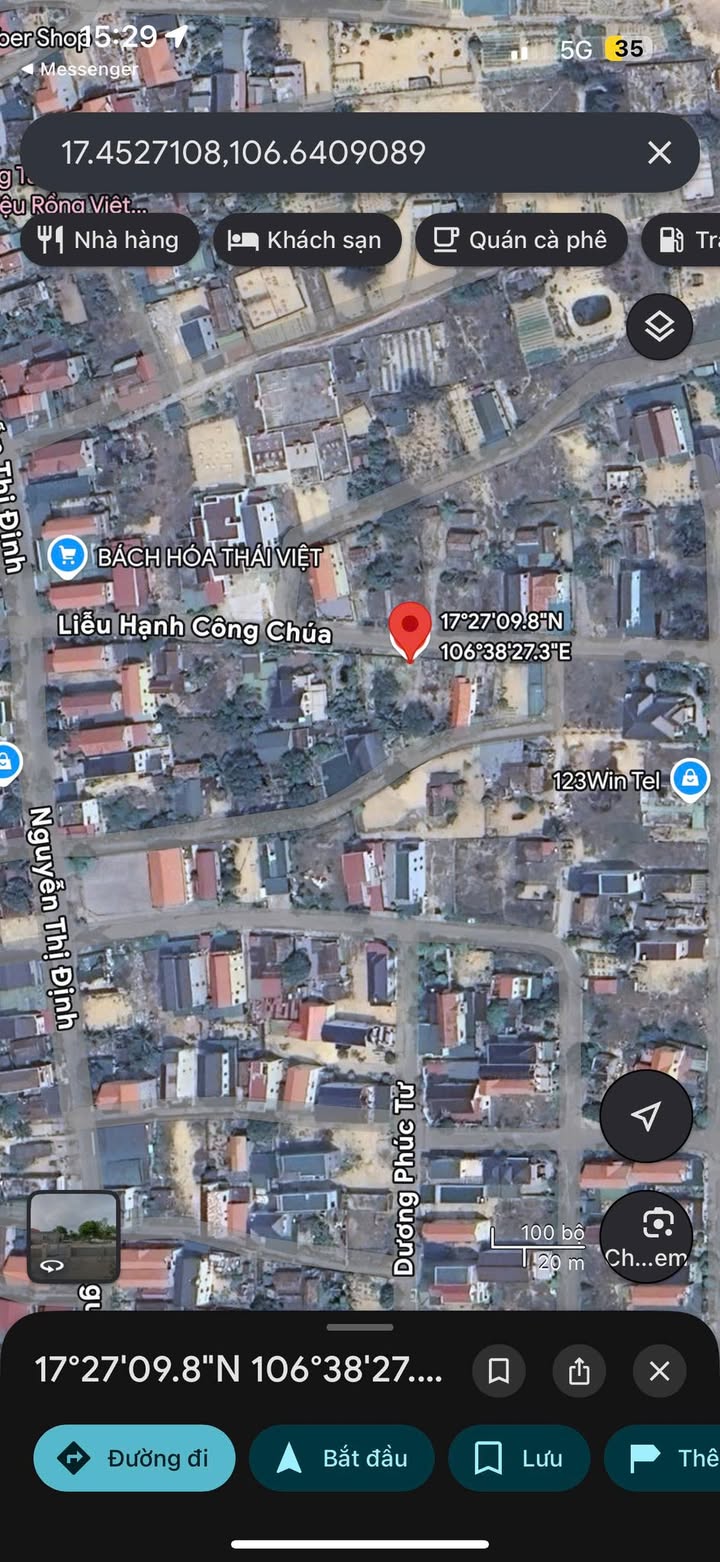 Đất nền mặt tiền Liễu Hạnh Công Chúa Bảo Ninh 115m² giá 2.2 tỷ - Cơ hội đầu tư tuyệt vời!