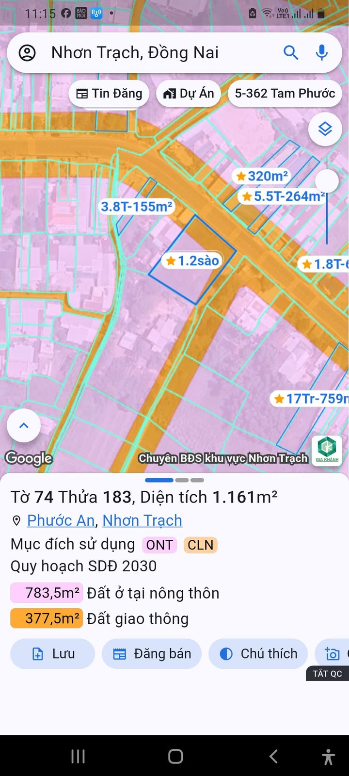 Đất mặt tiền Hùng Vương, Biên Hòa 1161m² - Vị trí đẹp, kinh doanh thuận lợi!