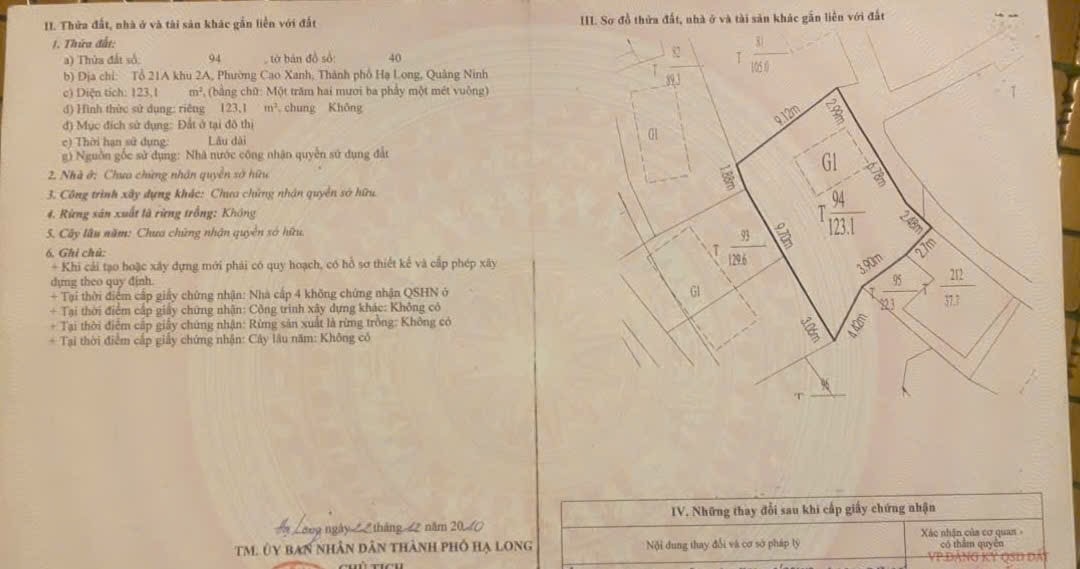 Nhà cấp 4 Hạ Long 123m² giá 1.x tỷ - Sẵn sàng vào ở ngay!