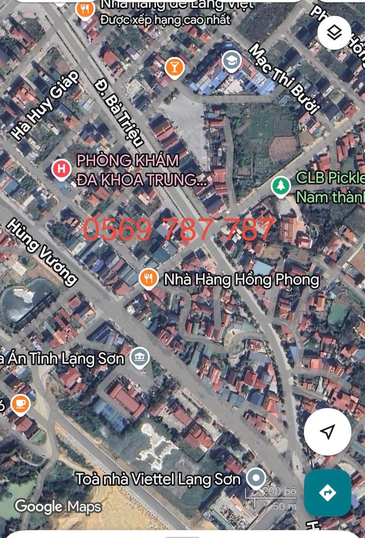 Đất mặt tiền đường Bà Triệu, xã Mai Pha, diện tích 350m² - Cơ hội đầu tư hấp dẫn!